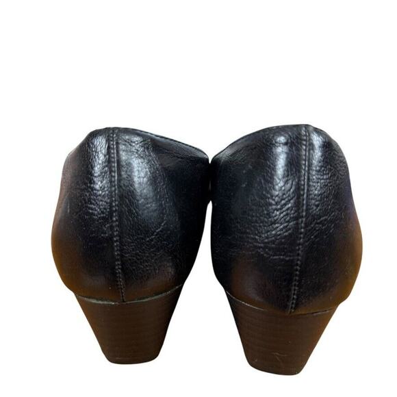 A2 Aerosoles Heelrest Love Spell Black Horse Bit Wedge Loafers Slip On Shoes 8.5 - Picture 11 of 16